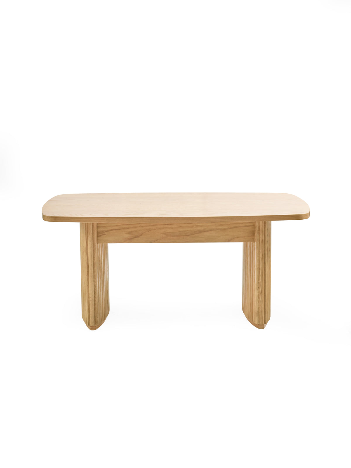 Louis Light Oak Effect Fluted Compact Coffee Table