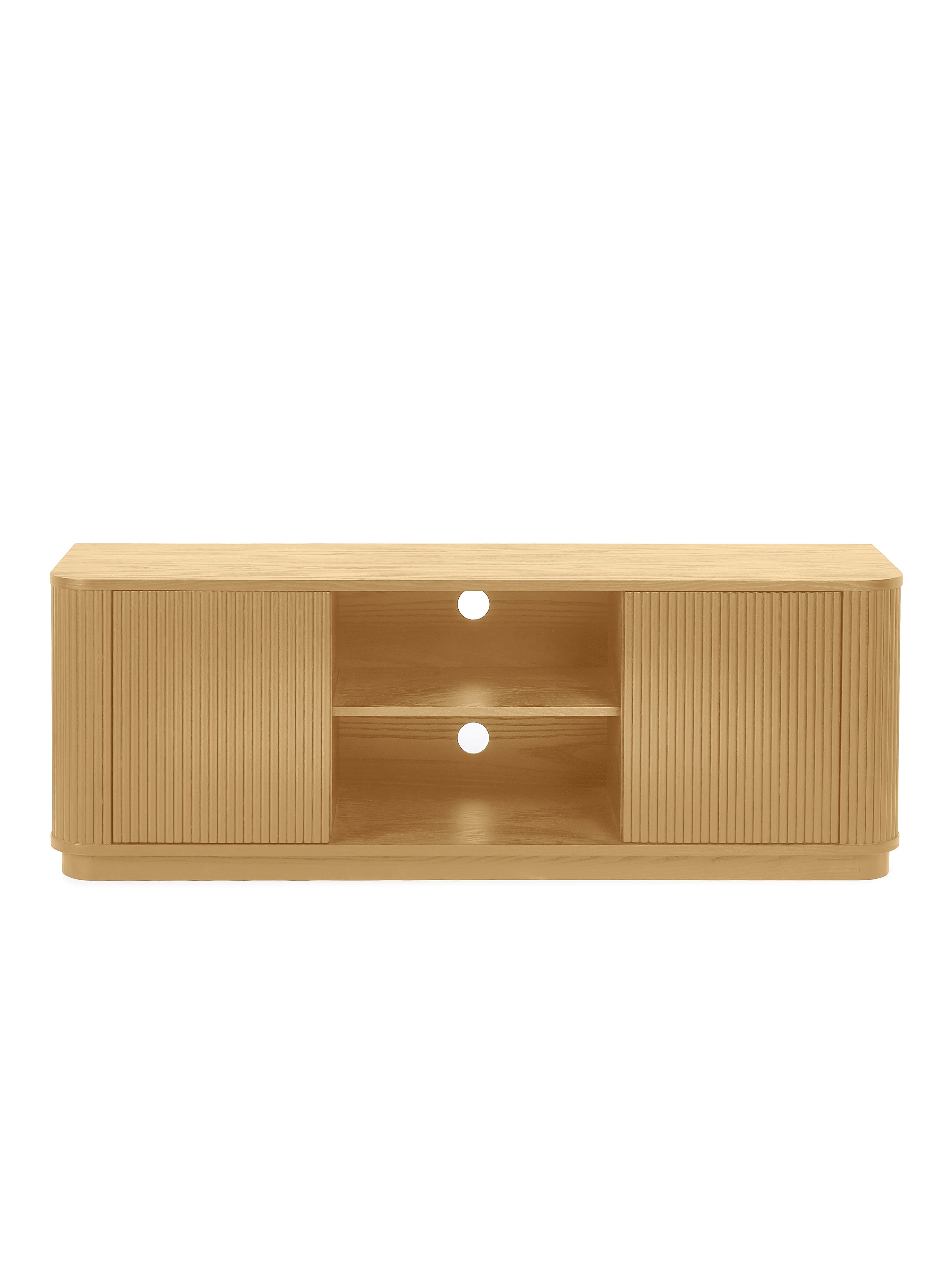 Louis Light Oak Effect Fluted TV Unit
