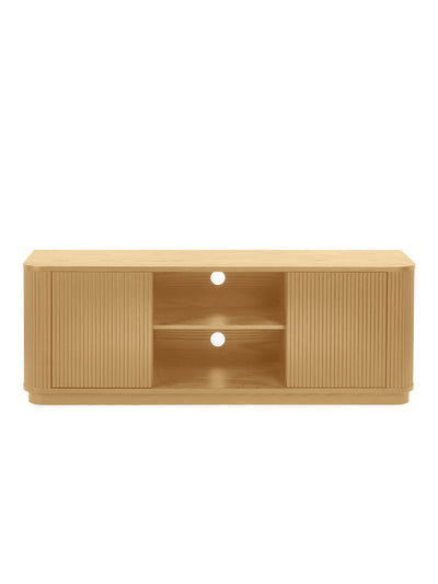 Louis Light Oak Effect Fluted TV Unit