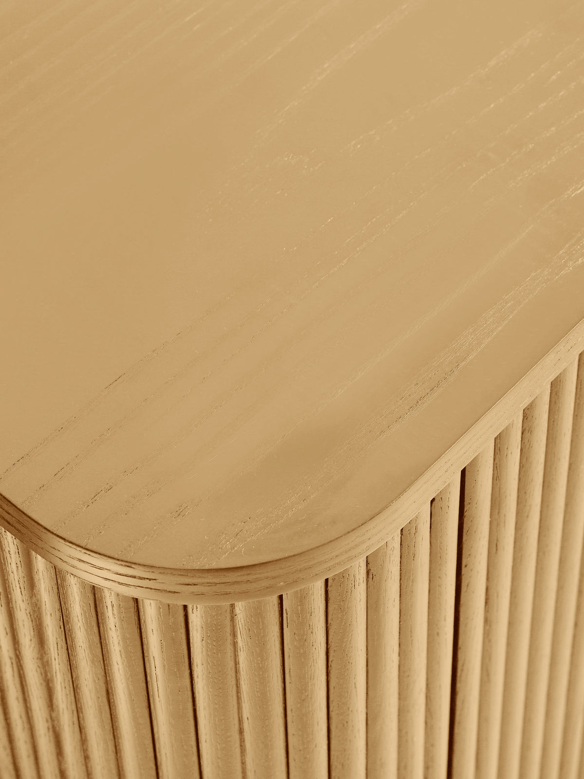 Louis Light Oak Effect Fluted TV Unit