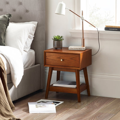 Lowry 1 Drawer Side Table – Julian Bowen, view 10