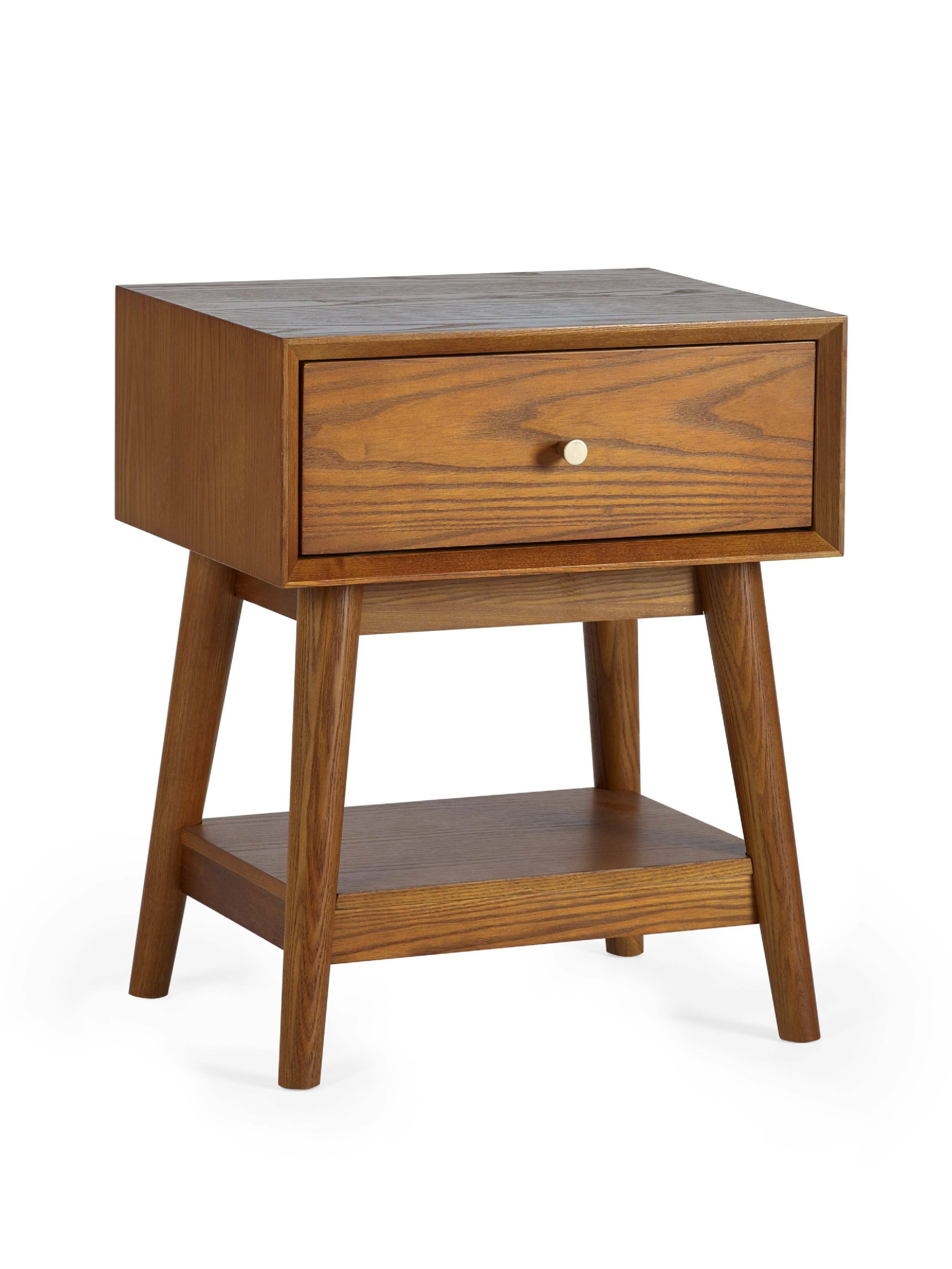 Lowry 1 Drawer Side Table – Julian Bowen, view 6