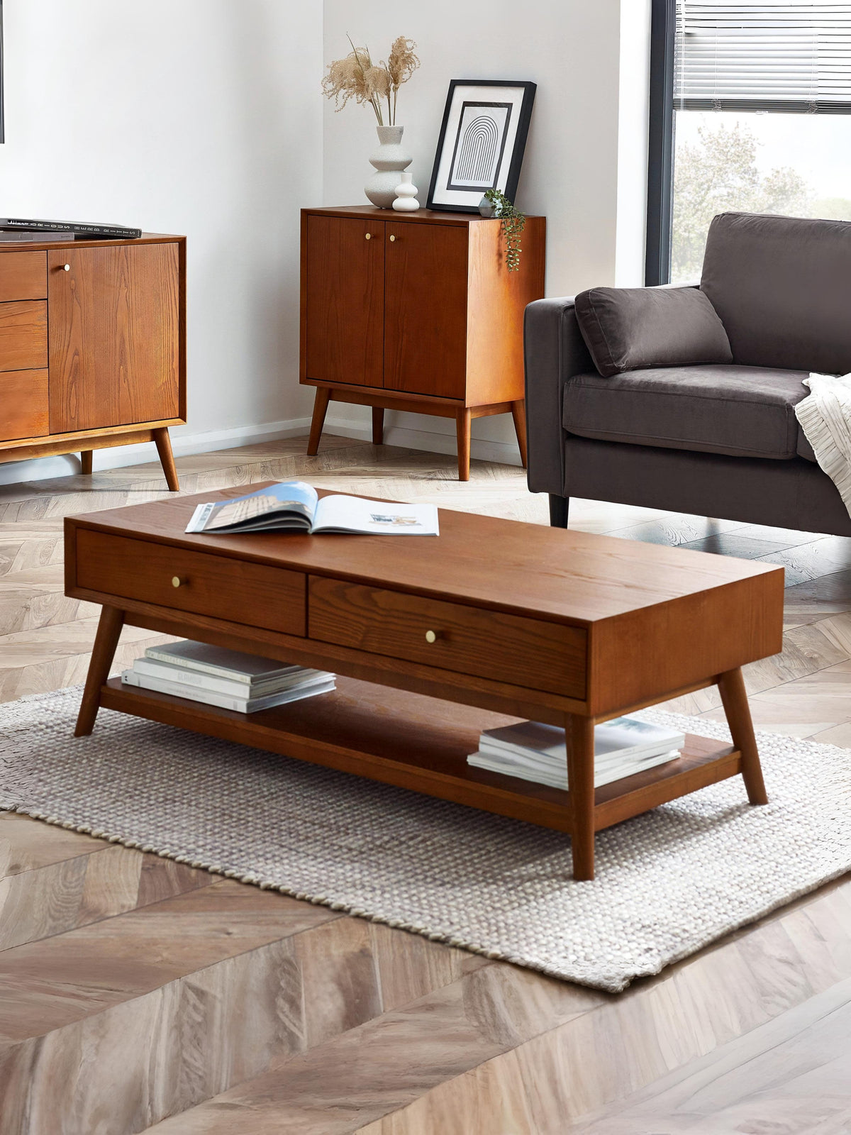 Lowry 2 Drawer Coffee Table