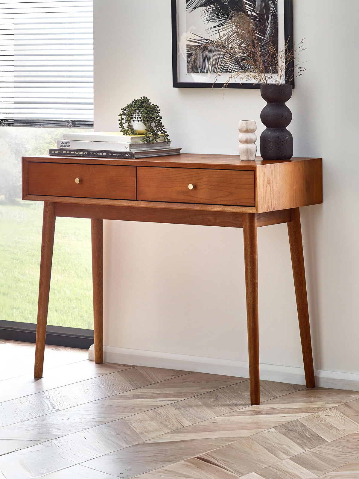Lowry Writing Desk With 2 Drawers