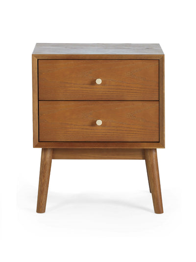 Lowry 2 Drawer Bedside – Ash Effect