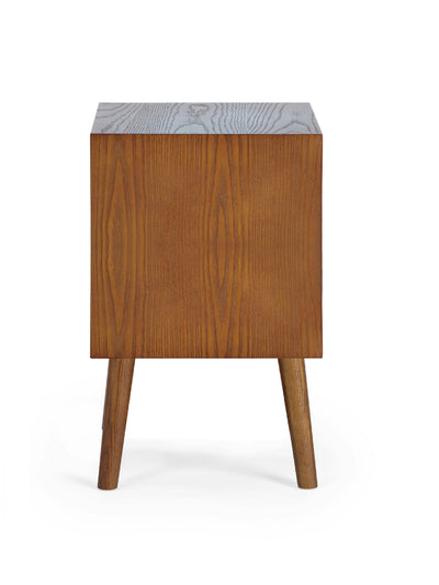 Lowry 2 Drawer Bedside – Ash Effect
