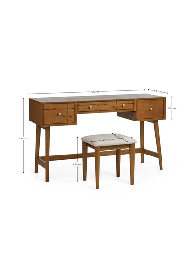 Lowry Dressing Table And Stool Set