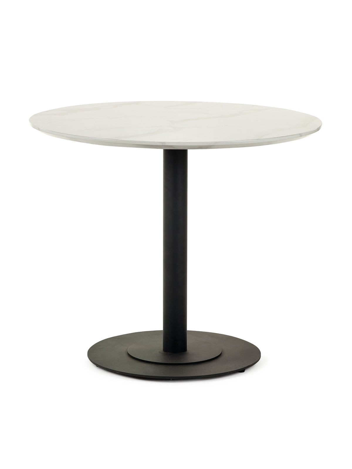 Luca 80cm Round Dining Table White