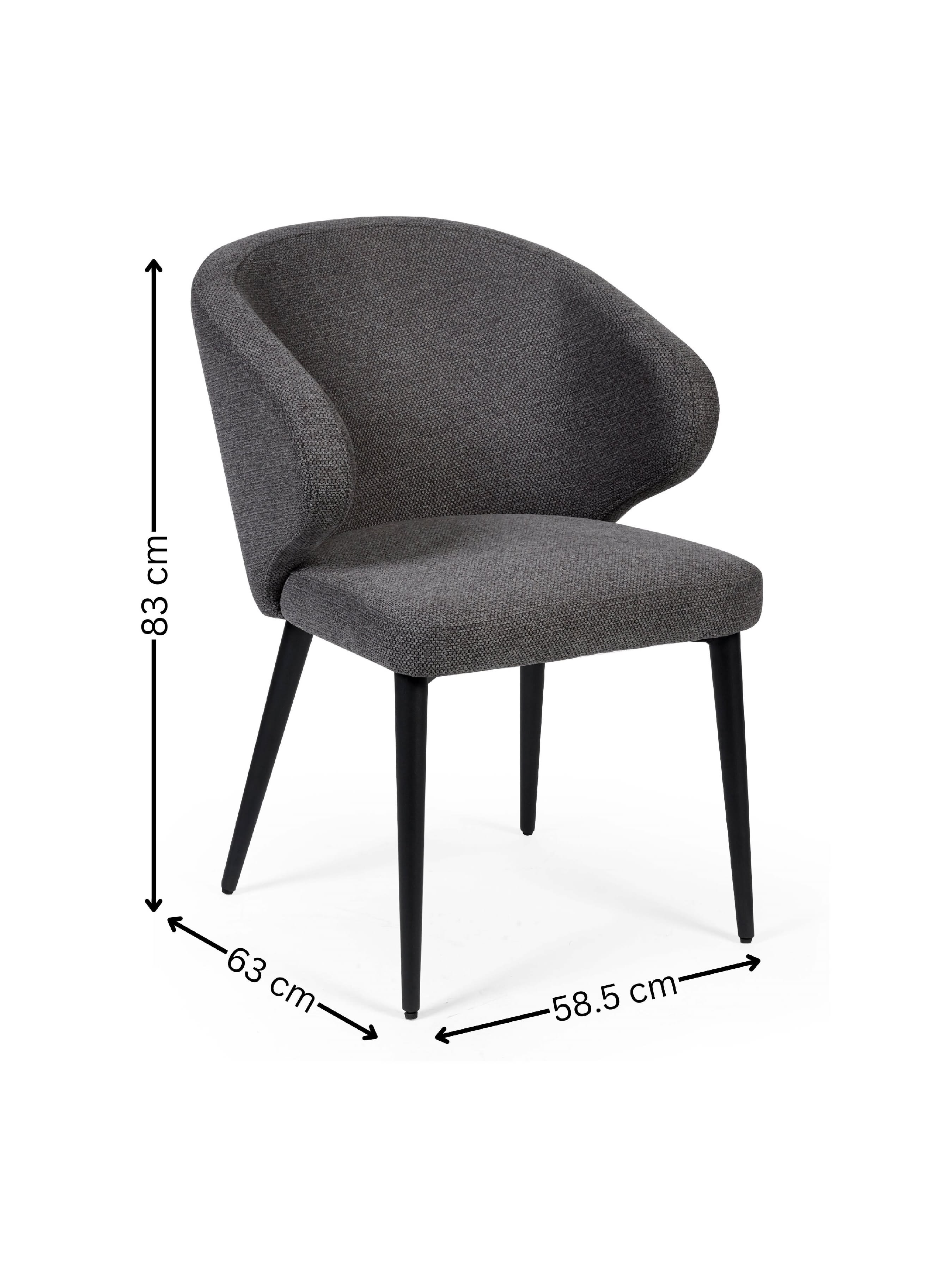 Luca Dining Set – White Marble Effect and Black