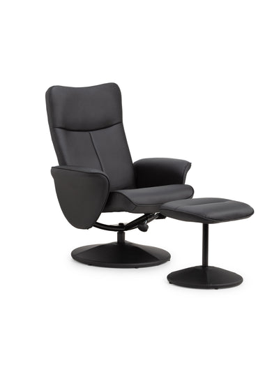 Lugano Recliner & Stool