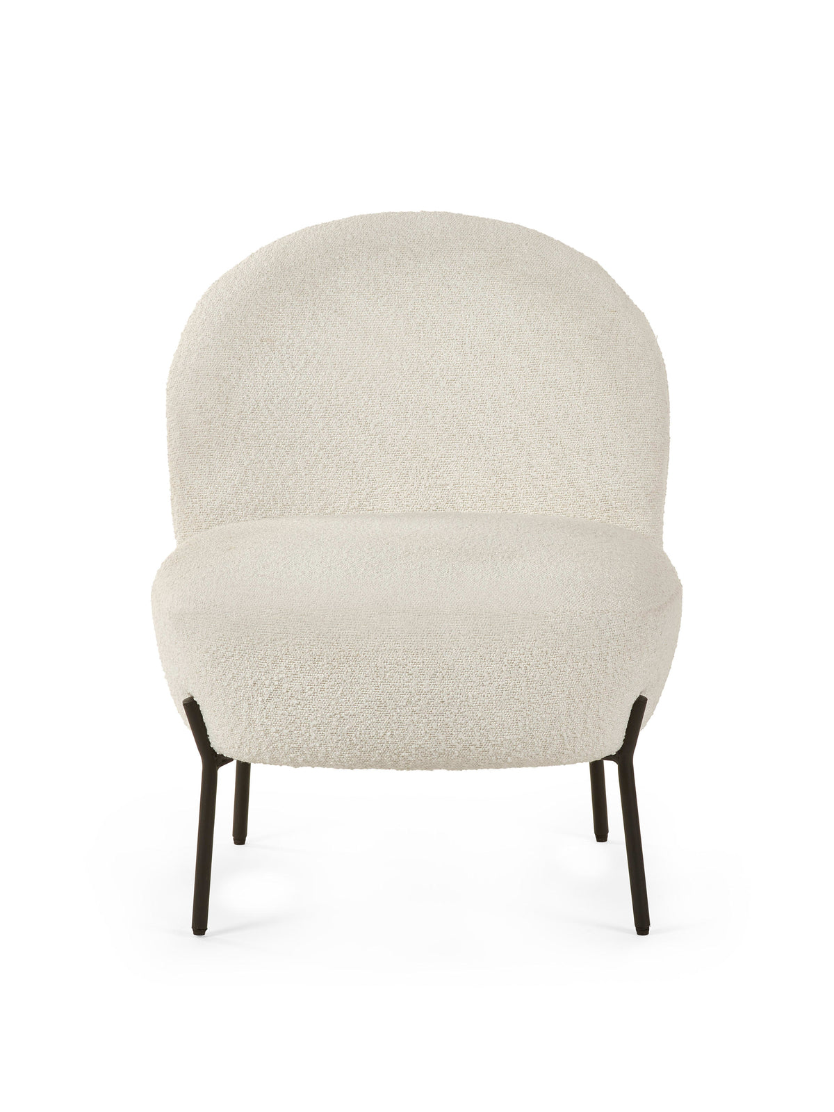 Lulu Boucle Accent Chair - Ivory