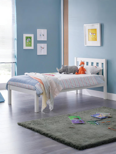 Luna Bed - Surf White