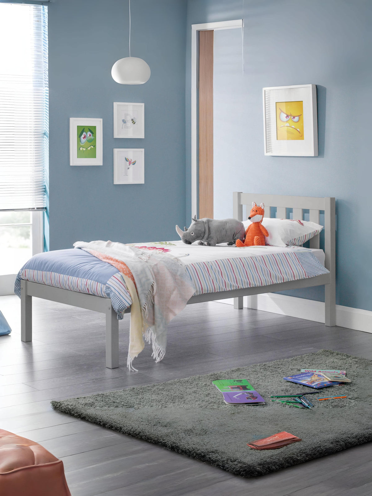 Luna Bed - Dove Grey