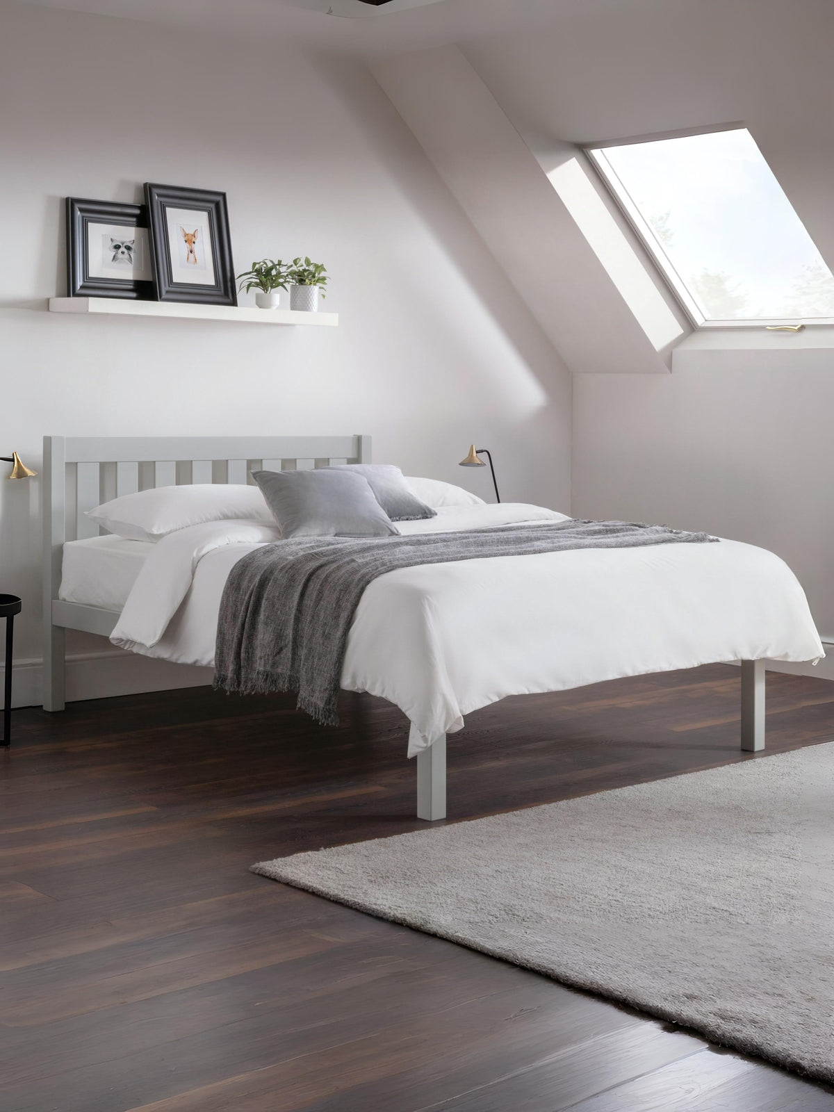 Luna Bed - Dove Grey