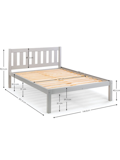Luna Bed - Dove Grey