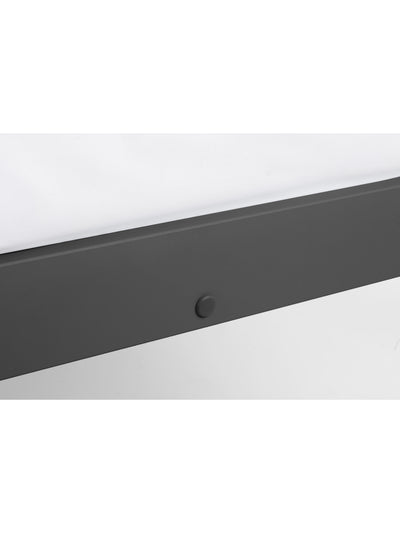 Luna Anthracite Black Bed