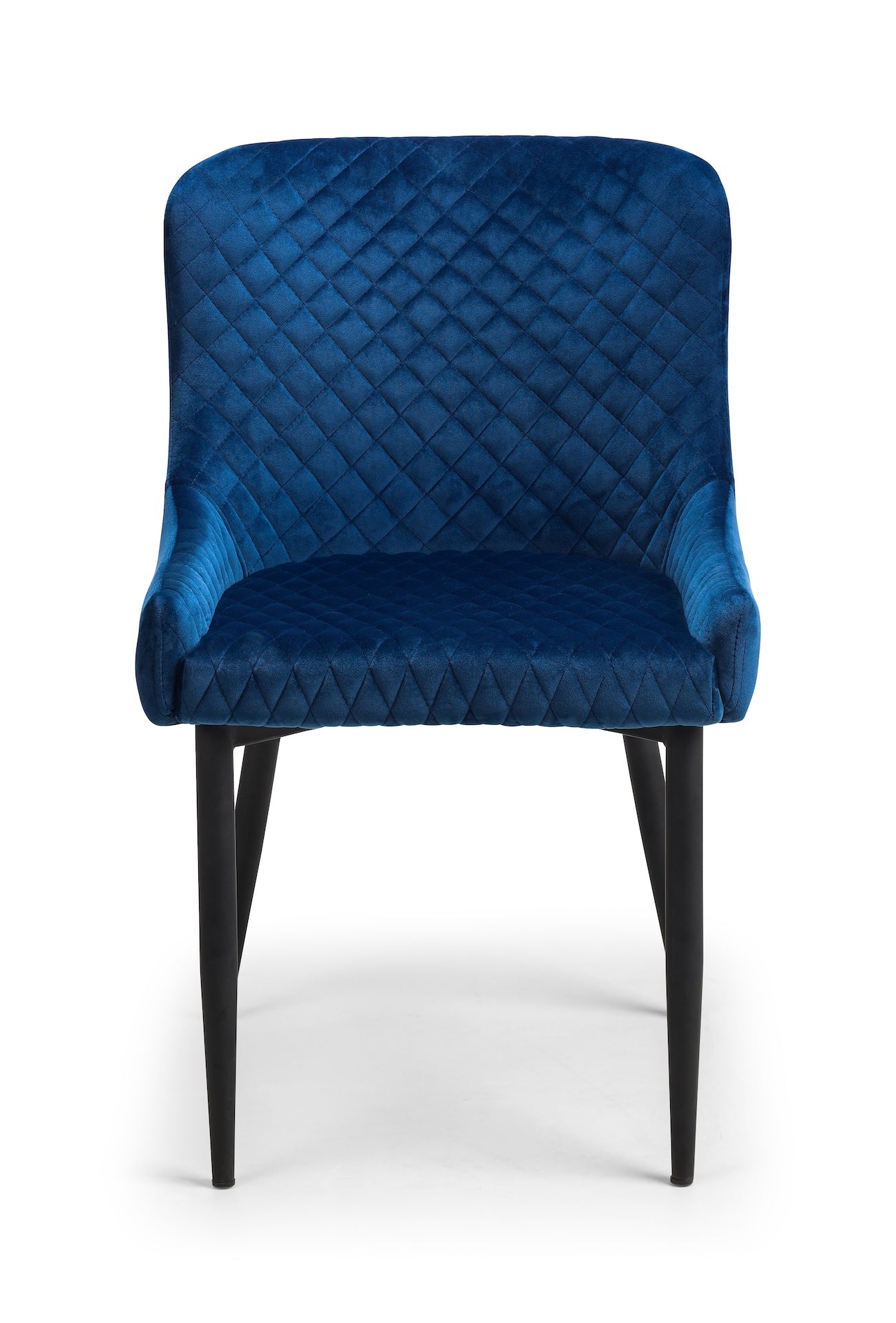 Luxe Velvet Dining Chairs - Blue (Set Of 2) – Julian Bowen, view 4