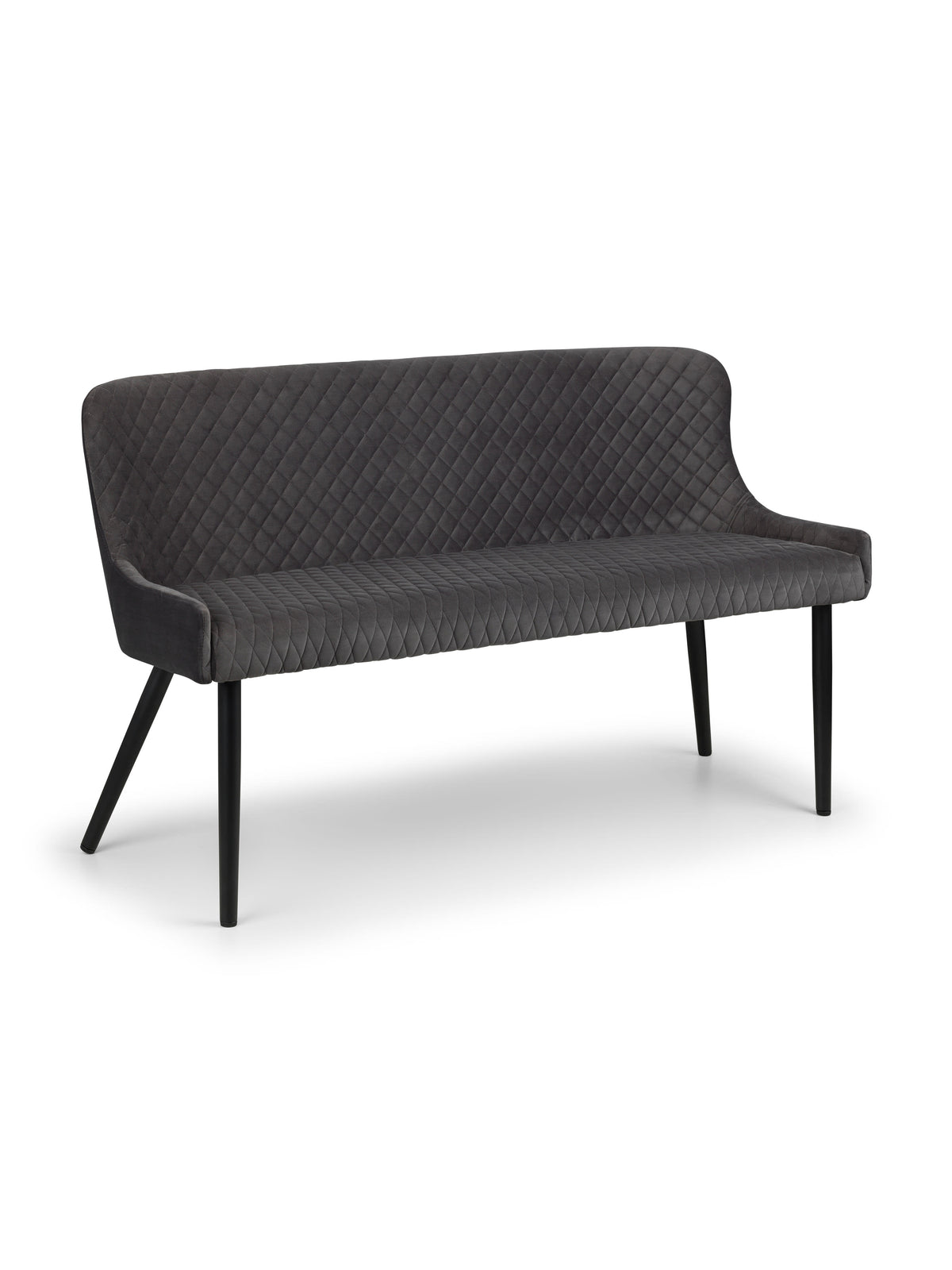 Luxe High Back Bench - Grey