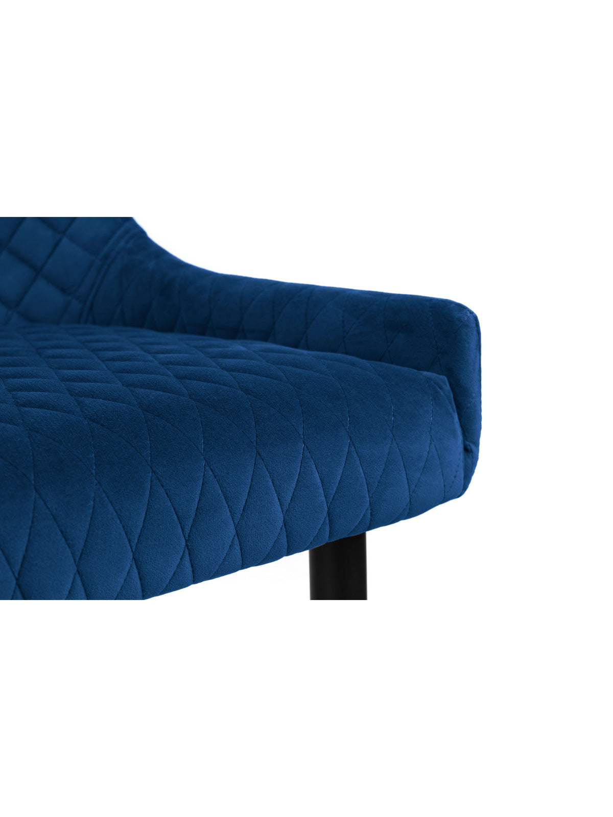 Luxe High Back Bench - Blue