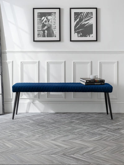 Luxe Low Bench - Blue
