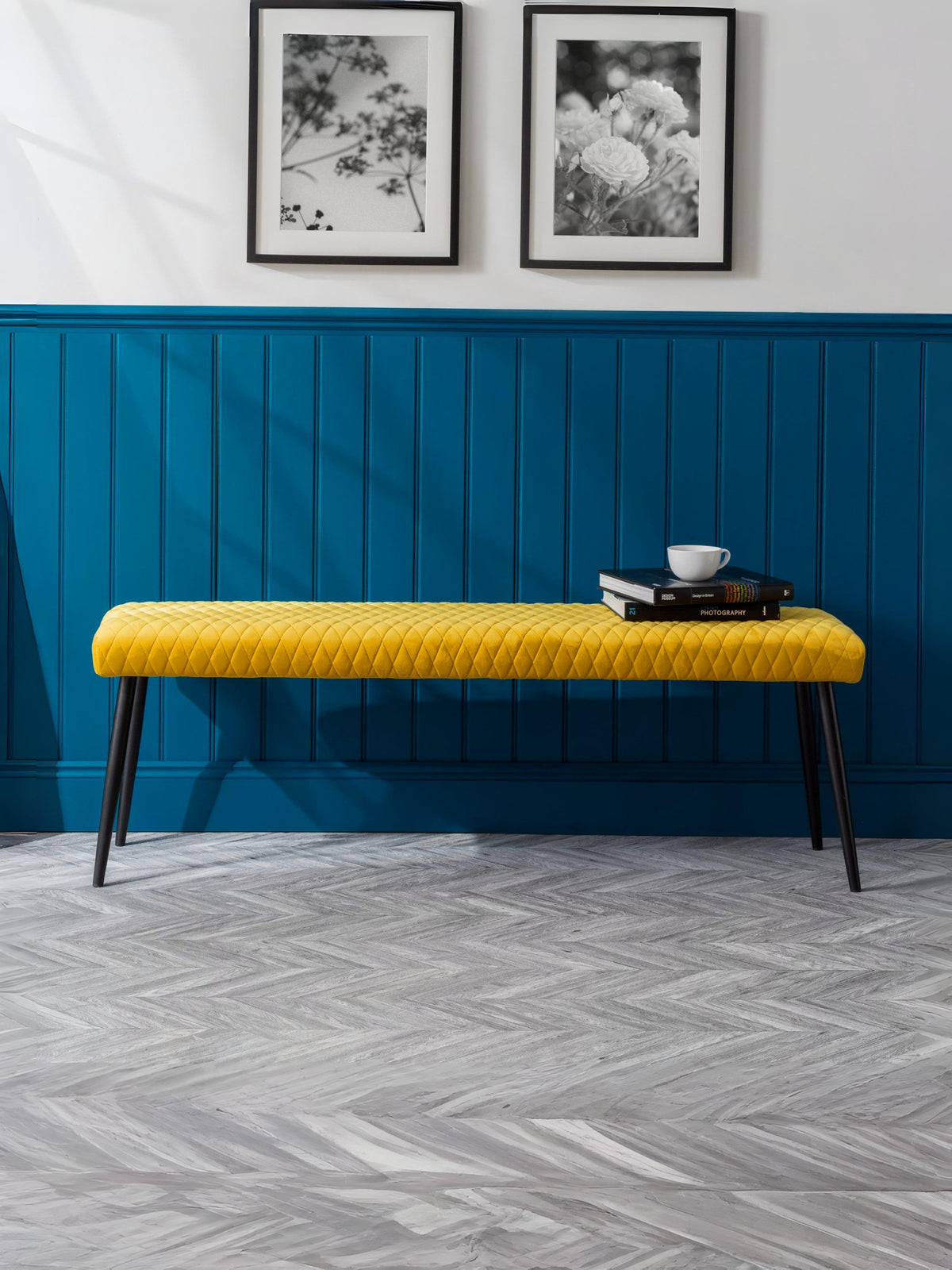 Luxe Low Bench - Mustard