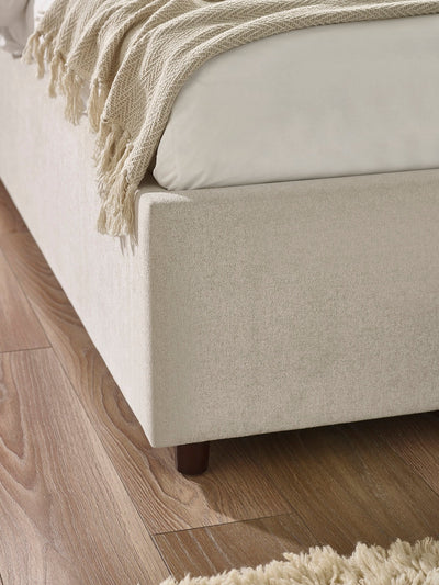Maddock Ottoman Storage Bed - Beige – Julian Bowen, view 6
