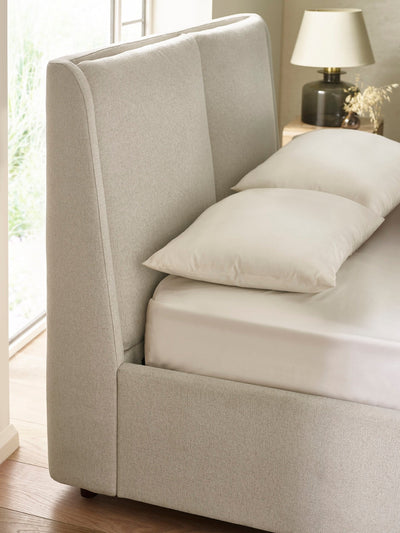 Maddock Ottoman Storage Bed - Beige – Julian Bowen, view 7