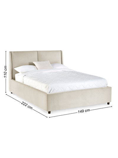 Maddock Ottoman Storage Bed - Beige – Julian Bowen, view 8