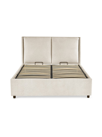 Maddock Ottoman Storage Bed - Beige – Julian Bowen, view 13