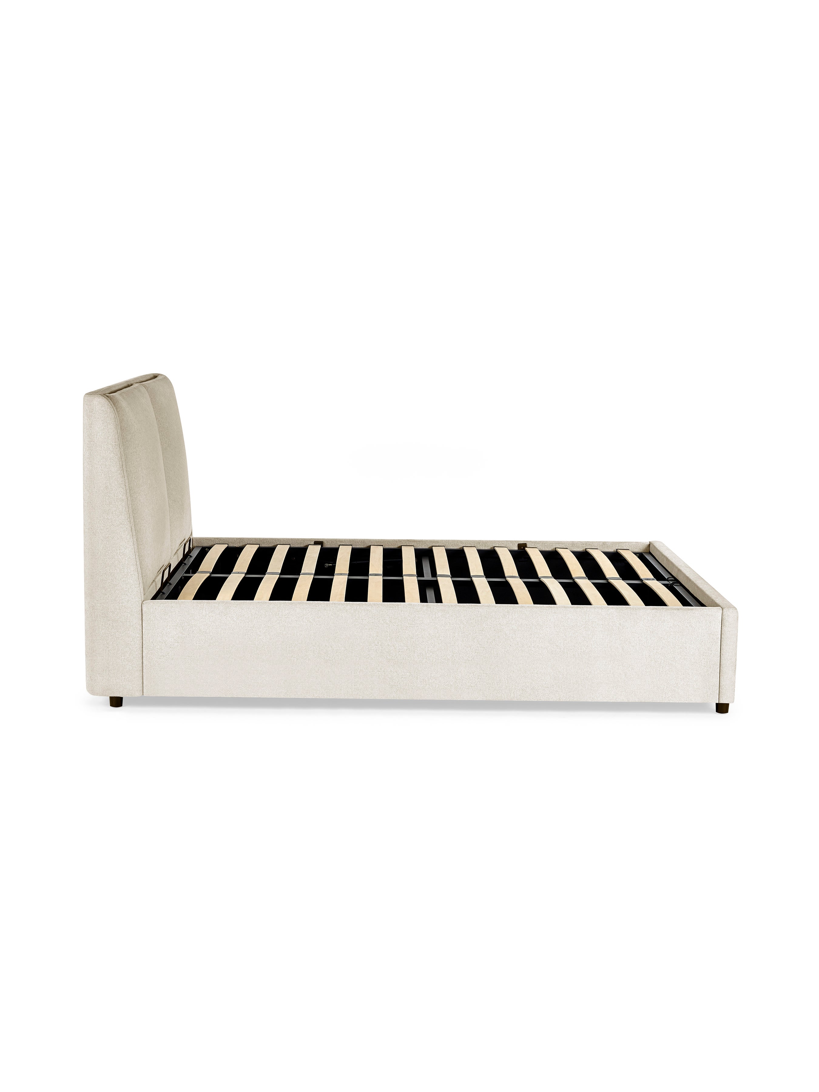 Maddock Ottoman Storage Bed - Beige – Julian Bowen, view 14