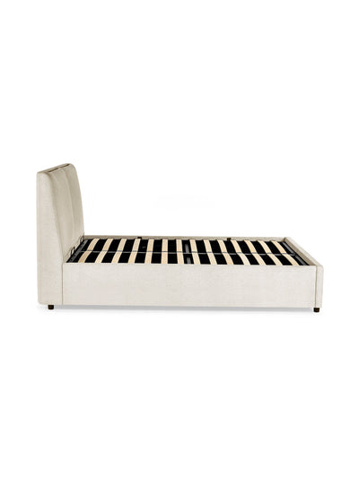 Maddock Ottoman Storage Bed - Beige – Julian Bowen, view 14
