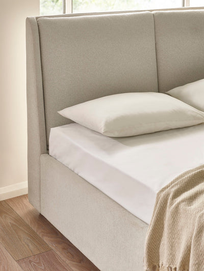 Maddock Ottoman Storage Bed - Beige – Julian Bowen, view 15