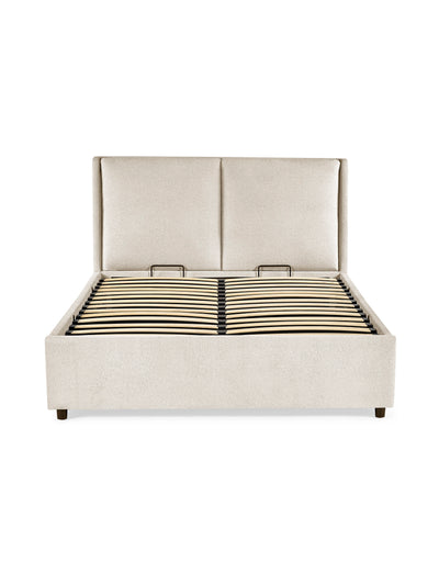 Maddock Ottoman Storage Bed - Beige