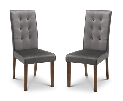 Madrid Velvet Dining Chairs (Set Of 2) – Julian Bowen