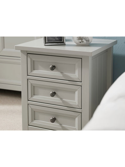 Maine 3 Drawer Bedside- Dove Grey