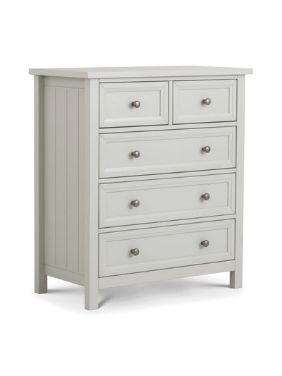 Maine 3+2 Drawer Chest- Dove Grey