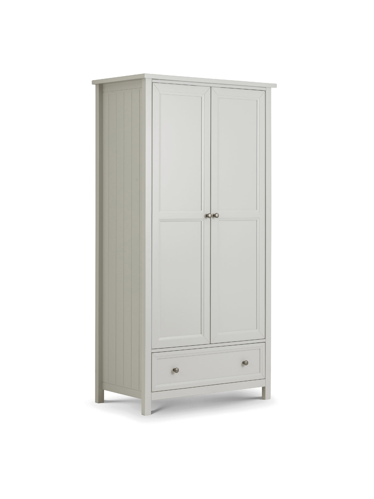 Maine 2 Door Combination Wardrobe - Dove Grey