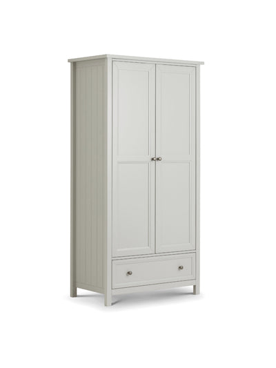 Maine 2 Door Combination Wardrobe - Dove Grey
