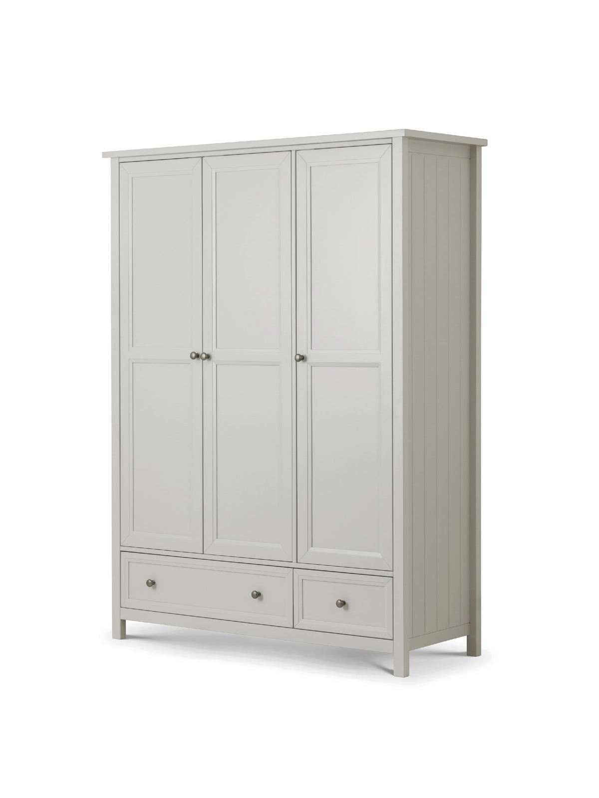 Maine 3 Door Combination Wardrobe - Dove Grey