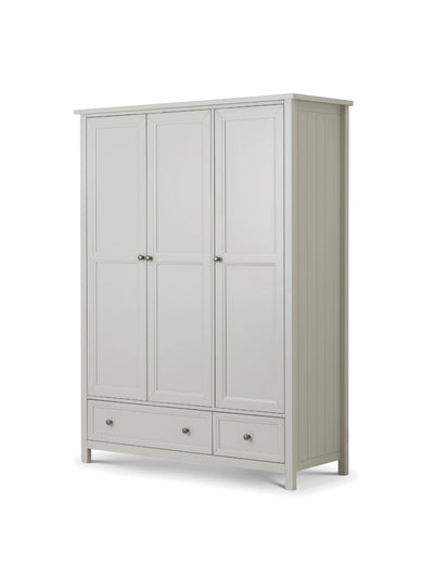 Maine 3 Door Combination Wardrobe - Dove Grey