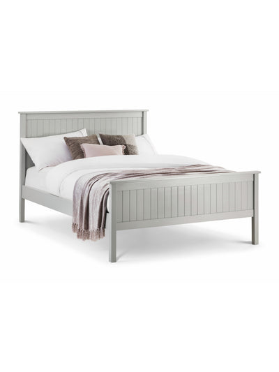 Maine Wooden Bed - Dove Grey
