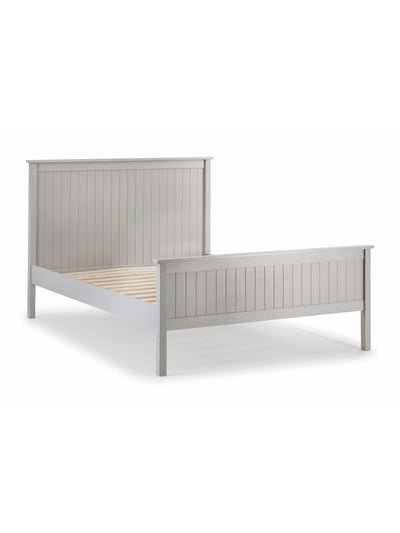 Maine Wooden Bed - Dove Grey