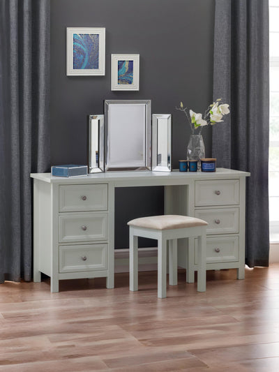 Maine Dressing Table- Dove Grey