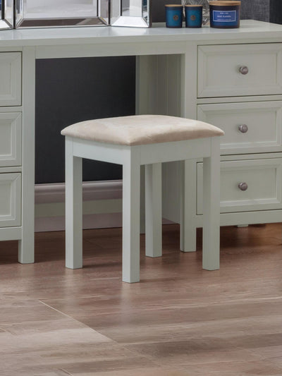 Maine Dressing Stool- Dove Grey