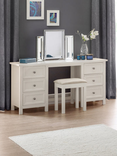 Maine Dressing Table - Surf White