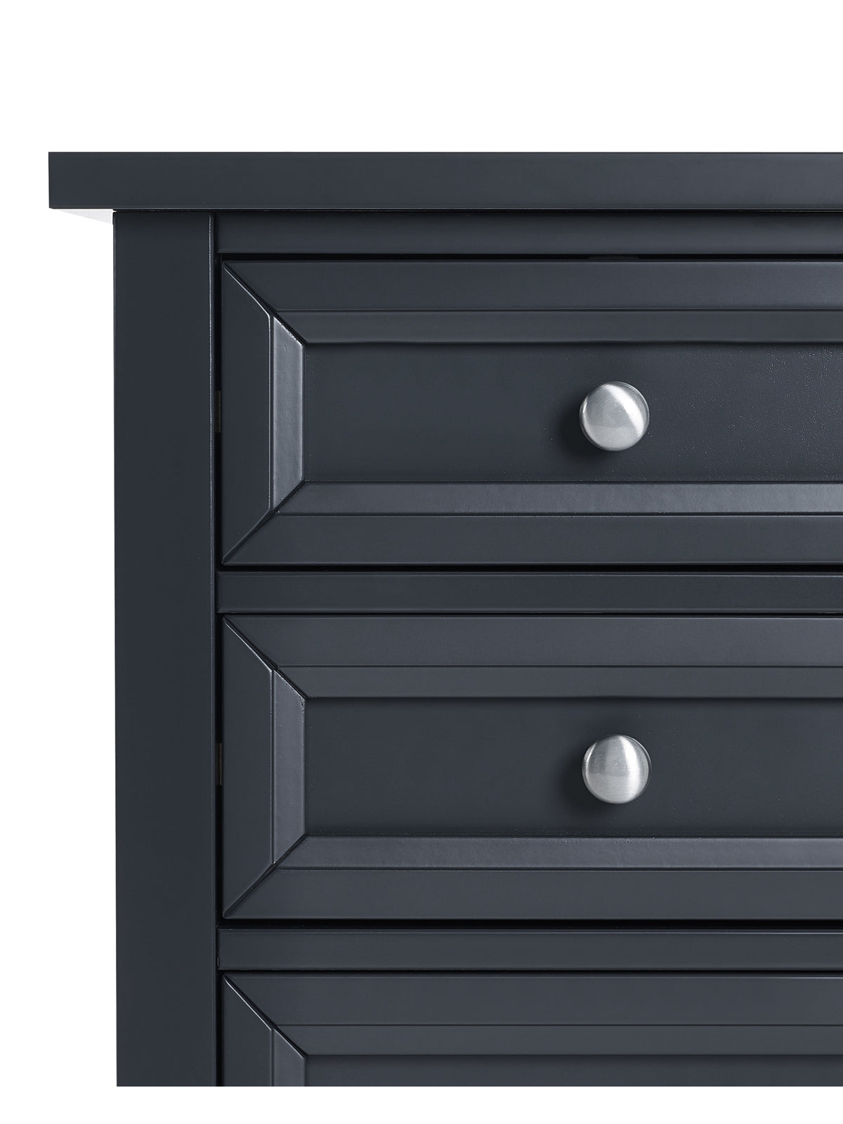 Maine 3 Drawer Bedside - Anthracite