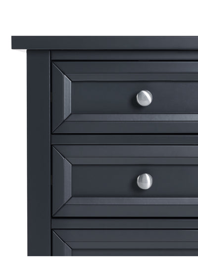 Maine 3 Drawer Bedside - Anthracite