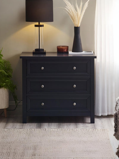 Maine 3 Drawer Chest - Anthracite