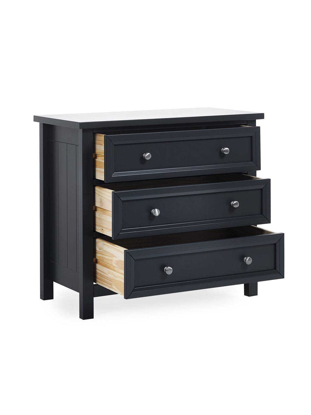 Maine 3 Drawer Chest - Anthracite