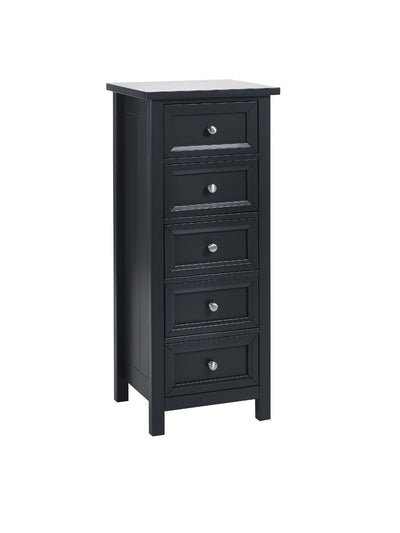 Maine 5 Drawer Tall Chest - Anthracite